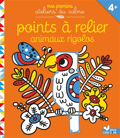 Animaux rigolos : points à relier, 4+