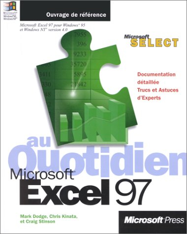 Microsoft Excel 97 au quotidien