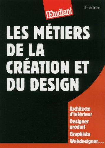 Les métiers de la création et du design : architecte d'intérieur, designer produit, graphiste, webde