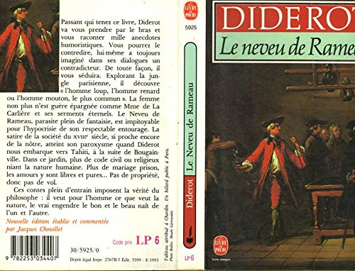 Le neveu de Rameau, Diderot