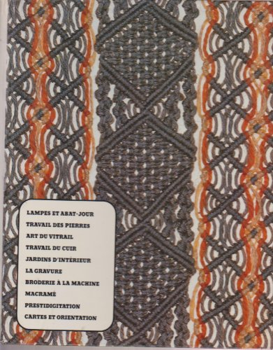 artisanat et loisirs : lampes et abat-jour, travail des pierres, art du vitrail, travail du cuir, ja