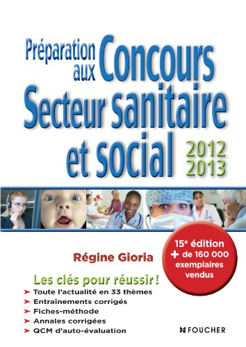 Préparation aux concours, secteur sanitaire et social : 2012-2013