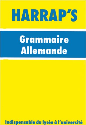 harrap's grammaire allemande