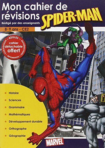 Mon cahier de révisions Spider-Man, CE2, 8-9 ans
