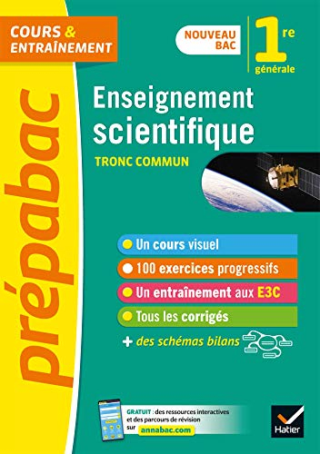 Enseignement scientifique 1re générale, tronc commun : nouveau bac