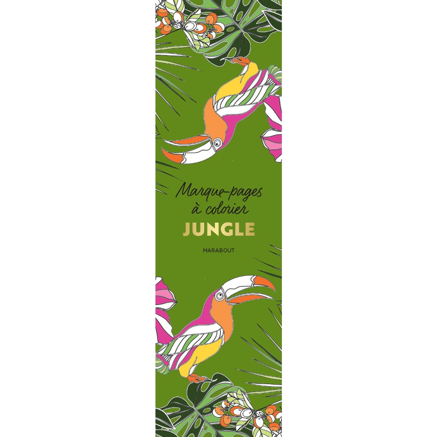 Jungle : marque-pages à colorier