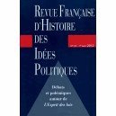 Revue française d'histoire des idées politiques, n° 35. Débats et polémiques autour de L'esprit des 
