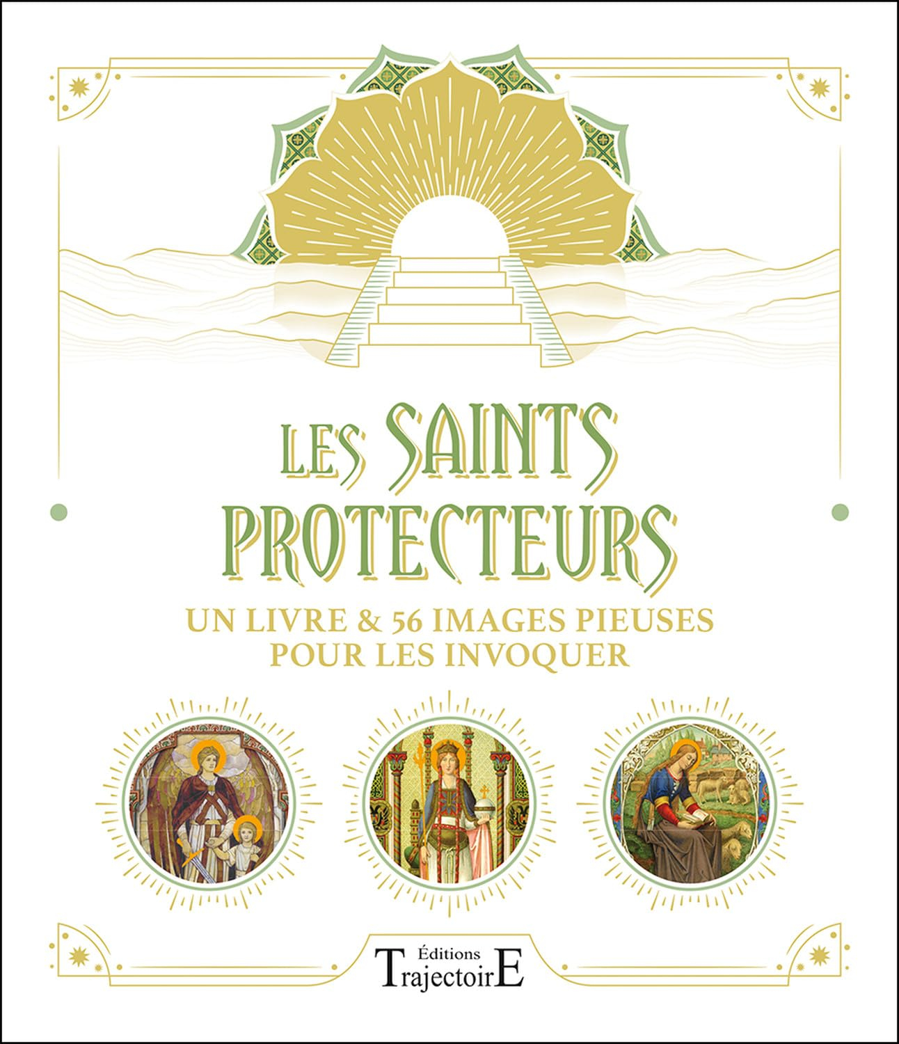 Les saints protecteurs : un livre & 56 images pieuses pour les invoquer