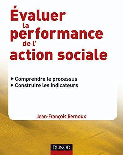 Evaluer la performance de l'action sociale : comprendre le processus, construire les indicateurs