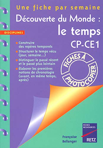 Découverte du monde : le temps CP-CE1