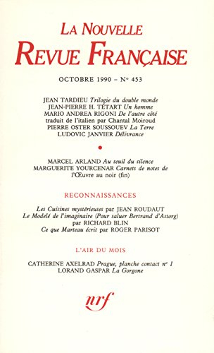 Nouvelle revue française, n° 453
