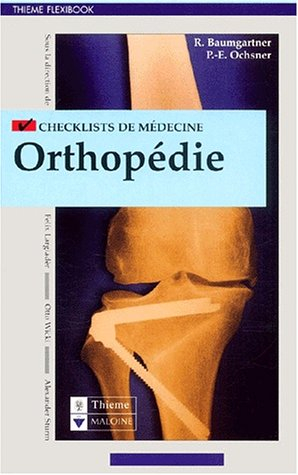 Checklists orthopédie