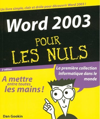 Word 2003 pour les nuls