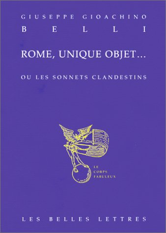 Rome, unique objet ou Les sonnets clandestins