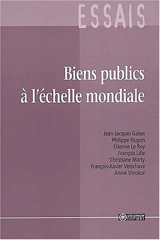 biens publics à l'échelle mondiale