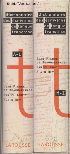 Dictionnaire des écrivains de langue française - jean-pierre de beaumarchais, alain rey, daniel couty