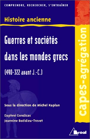 Guerres et sociétés dans les mondes grecs, 490-322 av. J.-C.