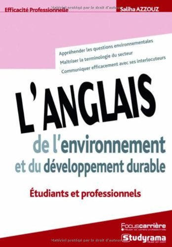 L'anglais de l'environnement et du développement durable : étudiants et professionnels