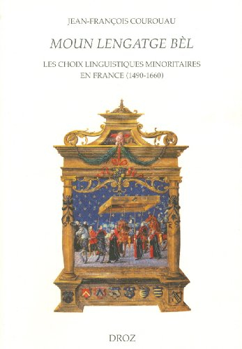 Moun lengatge bèl : les choix linguistiques minoritaires en France, 1490-1660