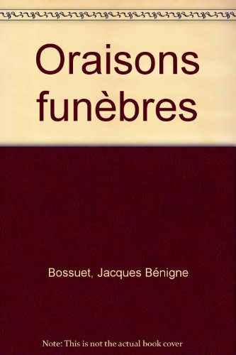 Oraisons funèbres