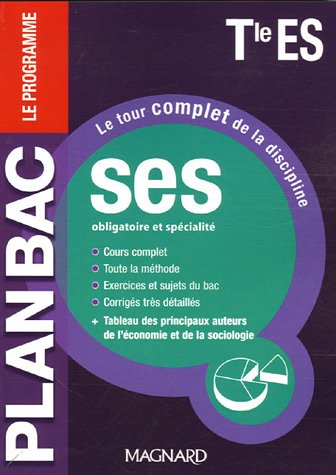 SES obligatoire et spécialité terminale ES : le programme