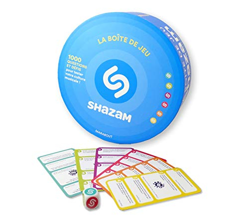 La boîte de jeu Shazam : 1.000 questions et défis pour tester votre culture musicale !