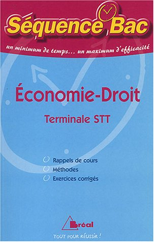 Economie-droit terminale STT
