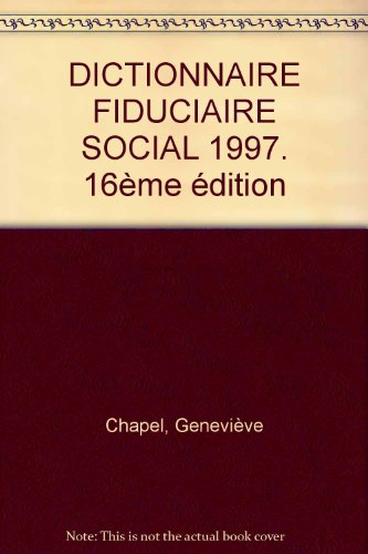 dictionnaire social 1997
