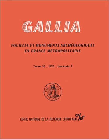 Gallia préhistoire, n° 33-2