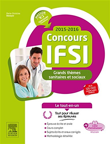 Concours IFSI : grands thèmes sanitaires et sociaux : 2015-2016