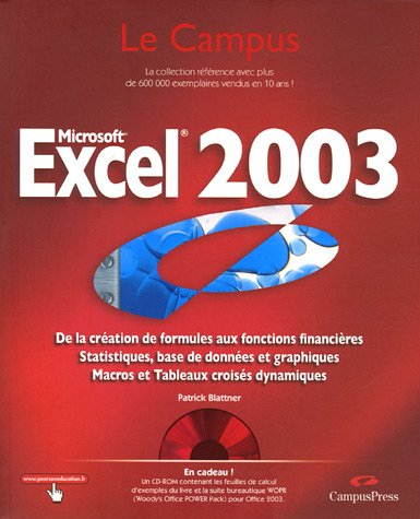 Excel 2003 : de la création de formules aux fonctions financières : statistiques, base de données et