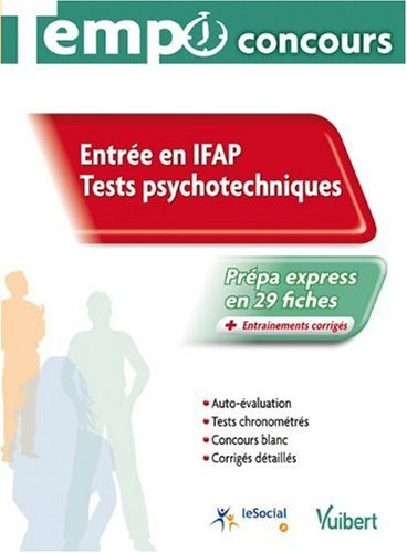 Entrée en IFAP : tests psychotechniques
