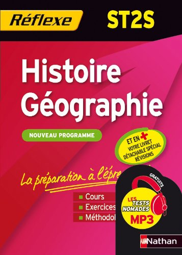 Histoire géographie, ST2S : nouveau programme