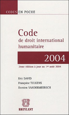 Code de droit international humanitaire