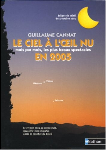 Le ciel à l'oeil nu en 2005