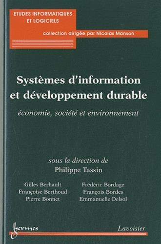Systèmes d'information et développement durable : économie, société et environnement