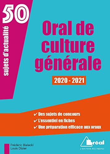 50 sujets d'actualité : culture générale : 2020-2021