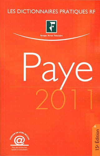 Dictionnaire paye 2011