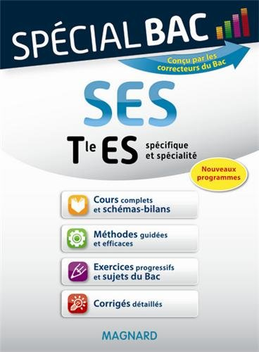 SES : terminale ES spécifique et spécialité : nouveaux programmes