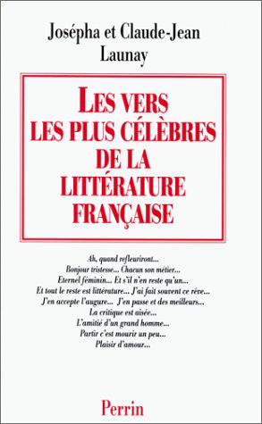 Les vers les plus célèbres de la littérature française