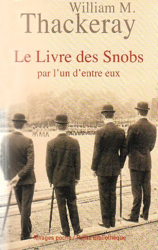 Le livre des snobs : par l'un d'entre eux