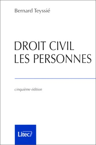 droit civil : les personnes, 5e édition (ancienne édition)