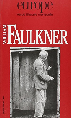 Europe, n° 753-754. William Faulkner