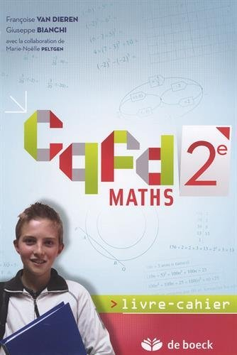 Maths 2e CQFD: Livre-cahier
