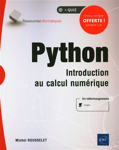 Python : introduction au calcul numérique
