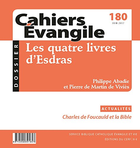 Cahiers Evangile, n° 180. Les quatre livres d'Esdras