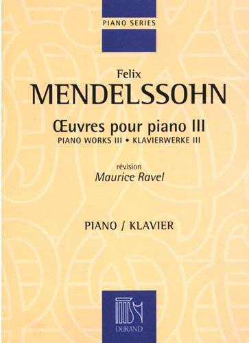 oeuvres pour piano - vol. 3 (ravel)