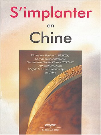 s'implanter en chine