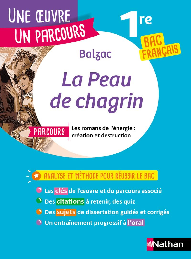 Balzac, La peau de chagrin : parcours les romans de l'énergie, création et destruction : 1re bac fra