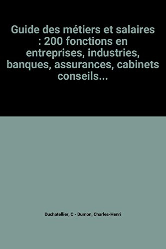 Guide des métiers et salaires